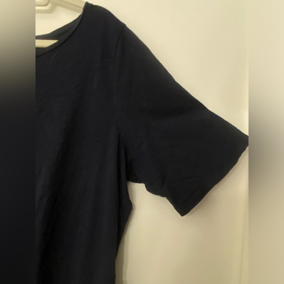 LOFT Vintage Soft Cotton Short Sleeve T Shirt, Navy Blue, size XXL - Picture 10 of 13